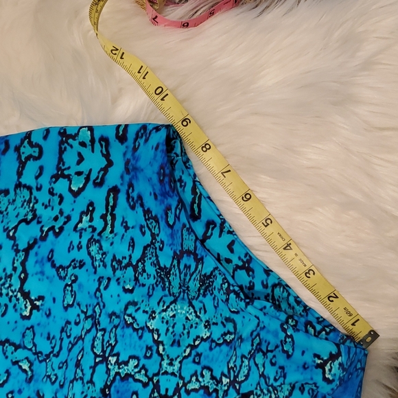 Mikoh Blue Moorea One-piece Swimsuit Macrame Halter top - Picture 8 of 10